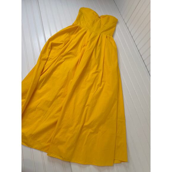 NWT Revolve SWF Balconette Midi Dress in Spanish Sun Tube Strapless Smocked Sz L - Picture 3 of 13